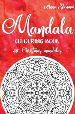 Cover of Mandala colouring book - 25 Christmas mandalas