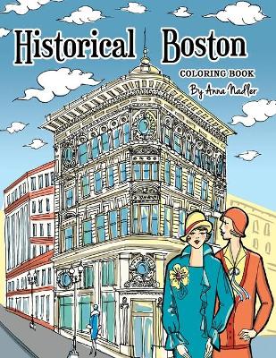 Book cover for Historical Boston Coloring Book