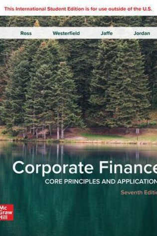 Cover of Corporate Finance: Core Principles and Applications ISE