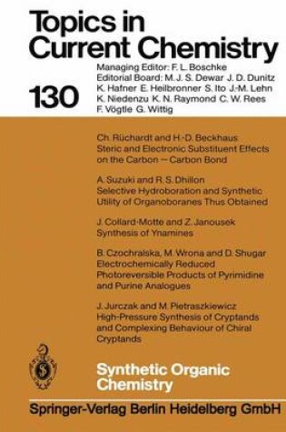 Cover of Synthetic Organic Chemistry