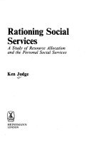 Book cover for Rationing Social Services