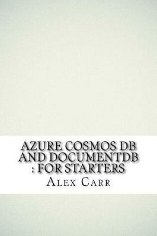 Cover of Azure Cosmos DB and Documentdb