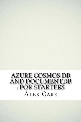 Book cover for Azure Cosmos DB and Documentdb