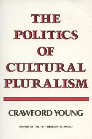 Cover of Politics of Cultural Pluralism