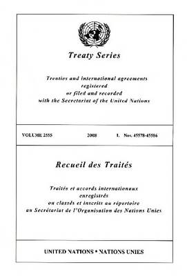 Cover of Treaty Series 2555