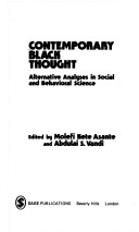Book cover for Contemporary Black Thought