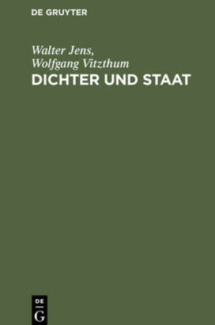 Cover of Dichter und Staat