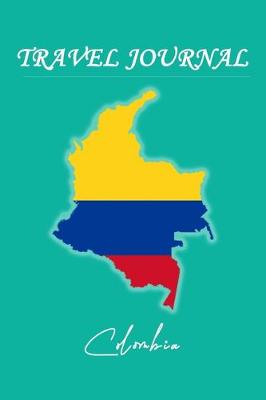 Book cover for Travel Journal - Colombia - 50 Half Blank Pages -