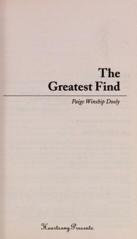 Book cover for The Greatest Find