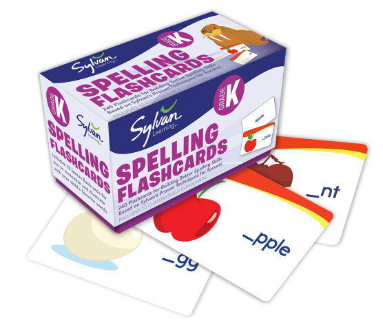 Book cover for Kindergarten Spelling Flashcards