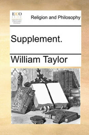 Cover of Supplement.