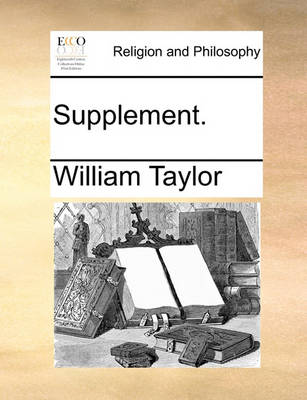 Book cover for Supplement.