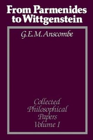 Cover of From Parmenides to Wittgenstein