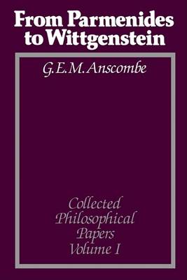 Book cover for From Parmenides to Wittgenstein