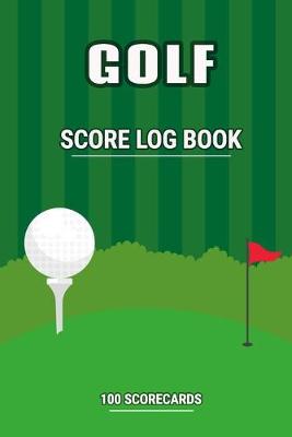 Book cover for Golf Score Book, Golf score log, Golf gift