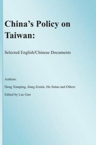 Cover of China's Policy on Taiwan