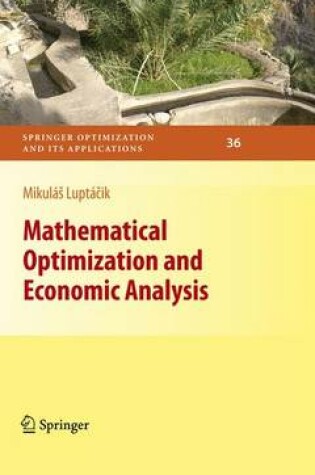 Cover of Mathematical Optimization and Economic Analysis