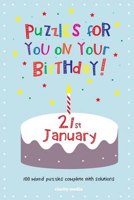 Book cover for Puzzles for you on your Birthday - 21st January