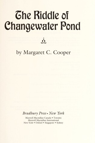 Cover of The Riddle of Changewater Pond