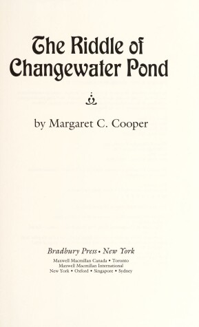 Book cover for The Riddle of Changewater Pond