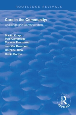 Cover of Care in the Community