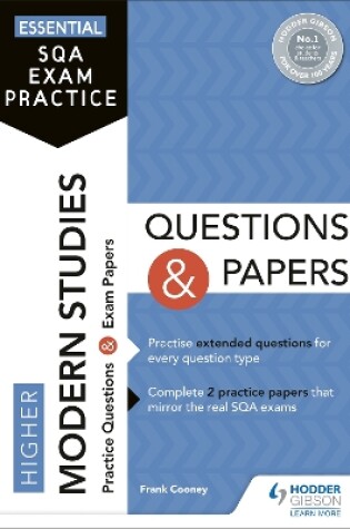 Cover of Essential SQA Exam Practice: Higher Modern Studies Questions and Papers