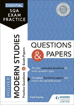 Book cover for Essential SQA Exam Practice: Higher Modern Studies Questions and Papers