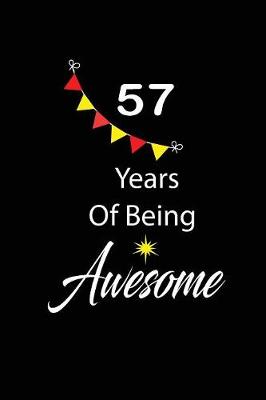 Book cover for 57 years of being awesome