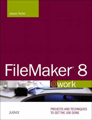 Book cover for FileMaker 8 @work