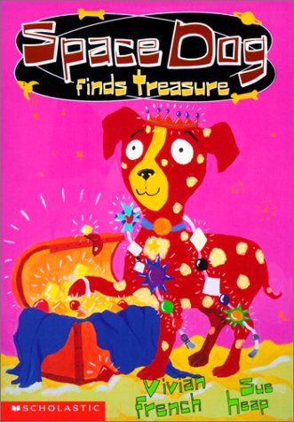 Book cover for Space Dog Finds Treasure