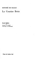 Cover of Balzac