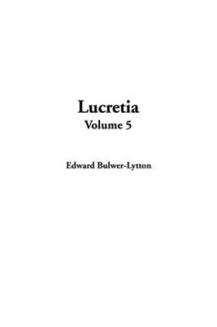 Cover of Lucretia, V5