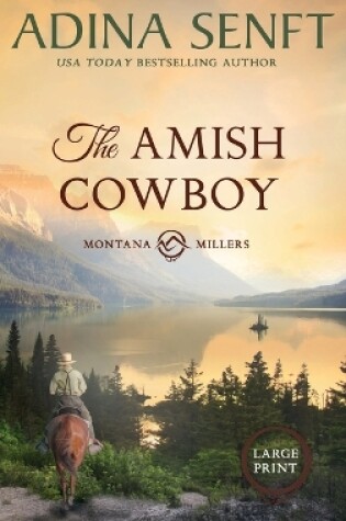 Cover of The Amish Cowboy (Large Print Hardcover)