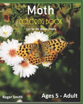 Book cover for Moth Coloring Book