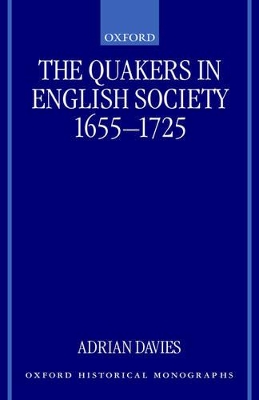 Book cover for The Quakers in English Society, 1655-1725