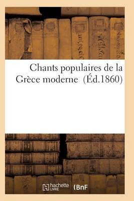 Cover of Chants Populaires de la Grece Moderne