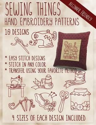 Book cover for Sewing Things Hand Embroidery Patterns