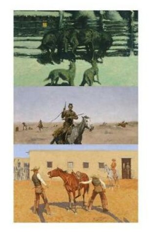 Cover of Hardcover Journal Collage Fredric Remington Cowboys and Indians Art 5