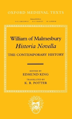 Book cover for William of Malmesbury: Historia Novella