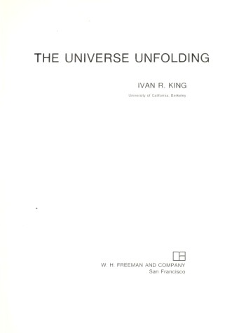 Book cover for The Universe Unfolding