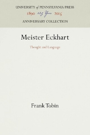 Cover of Meister Eckhart