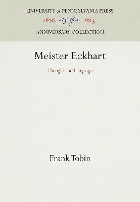 Book cover for Meister Eckhart