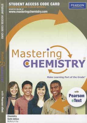 Book cover for MasteringChemistry with Pearson eText Student Access Code Card for Chemistry