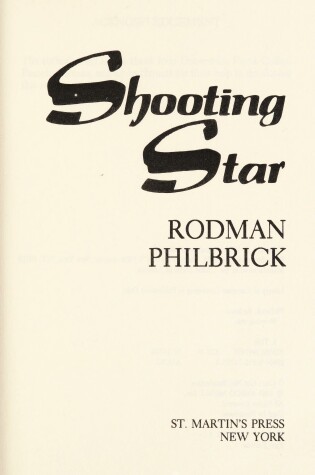 Cover of Shooting Star