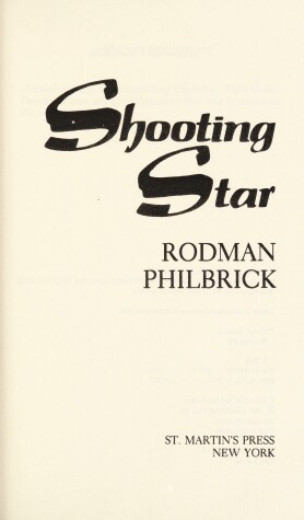 Book cover for Shooting Star