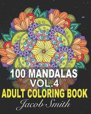 Book cover for Mandala Coloring Book. Vol. 4