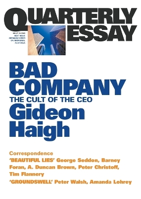 Book cover for Bad Company