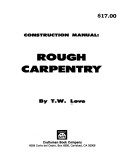 Book cover for Construction Manual, Rough Carpentry