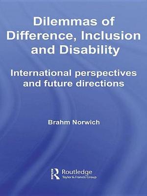 Book cover for Dilemmas of Difference, Inclusion and Disability