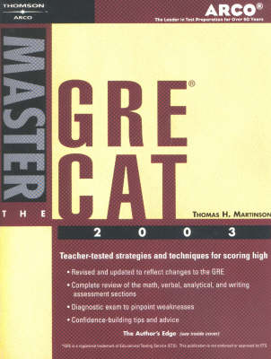 Book cover for Master the Gre Cat, 2003/E